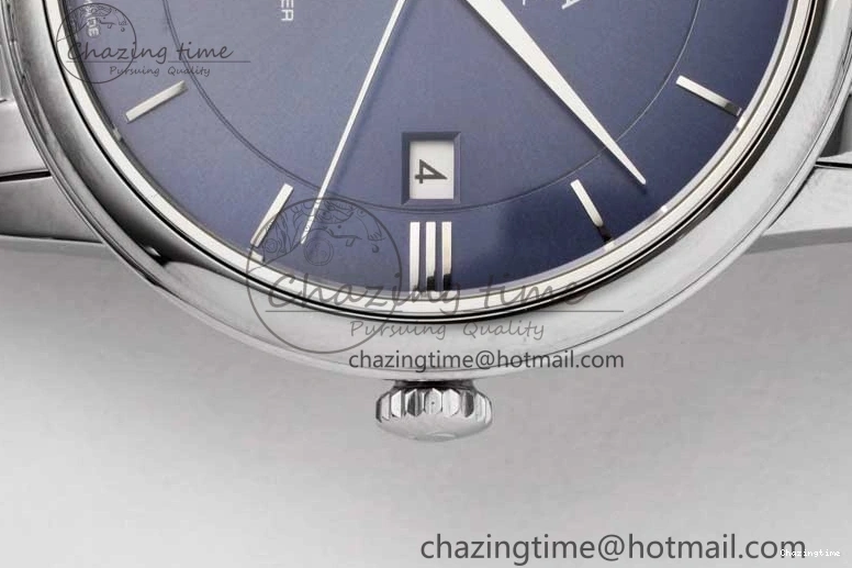0524 De Ville SS DIWF 1:1 Best Edition Deep Blue Dial SS Markers on SS Bracelet MIYOTA Thermal 7849